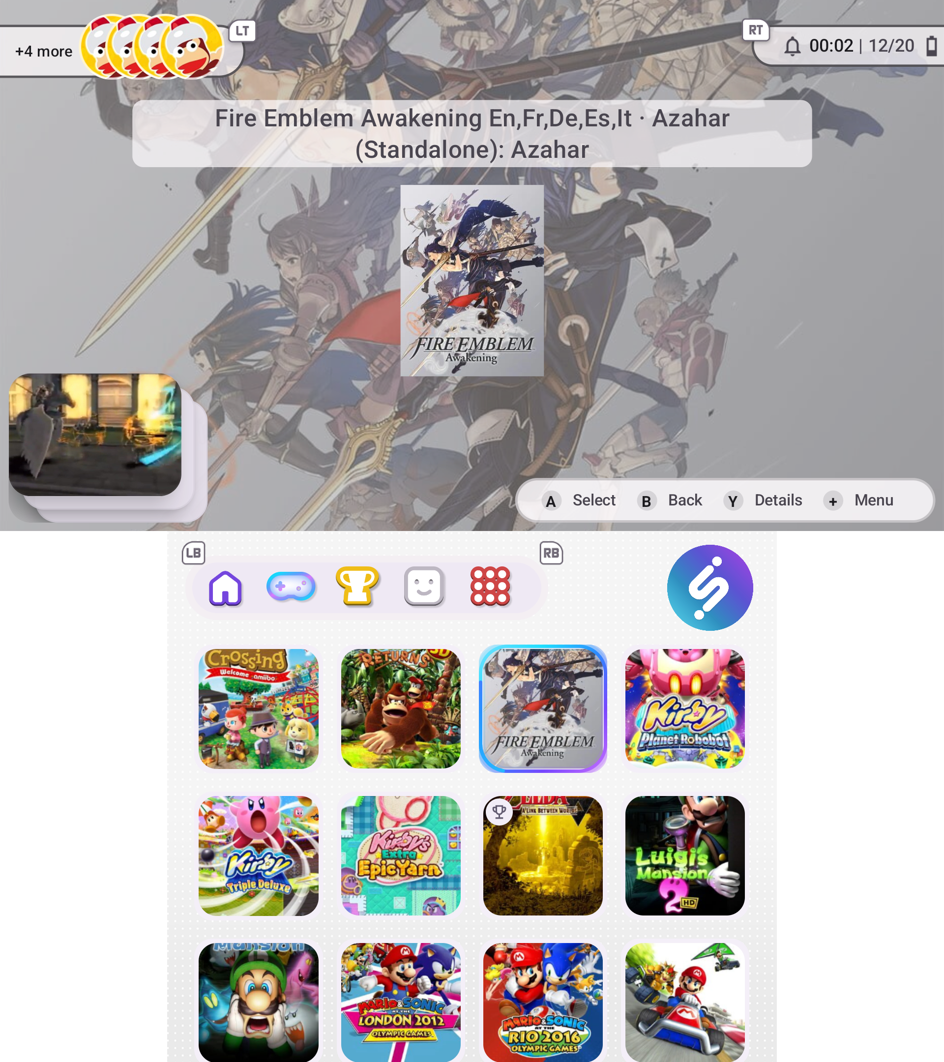 DS Light Theme Games